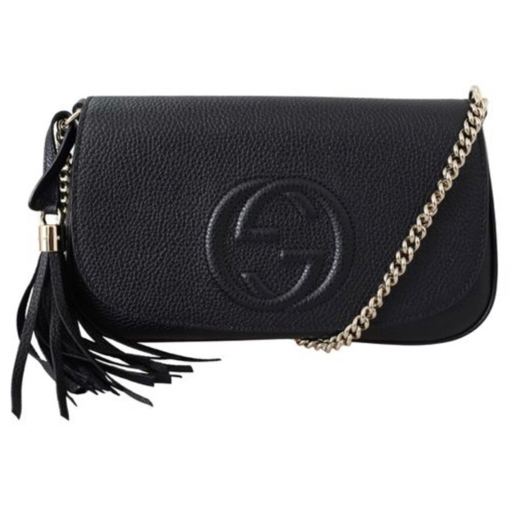 Gucci cross body leather bag !